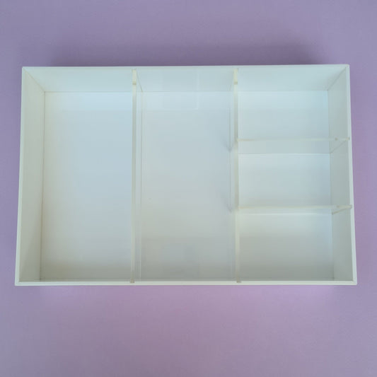 Personalized White Storage Box – “Look at the Stars”