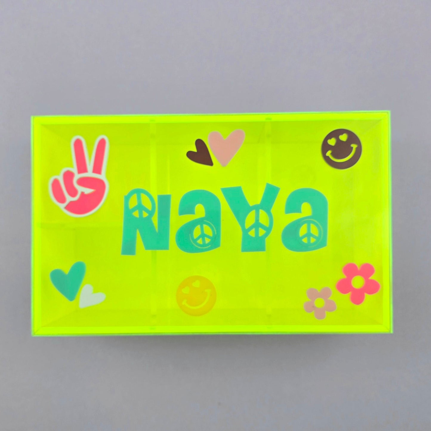 Neon Pop Personalized Accessory Box