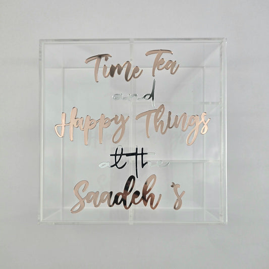 Personalized Multipurpose Plexiglass Box