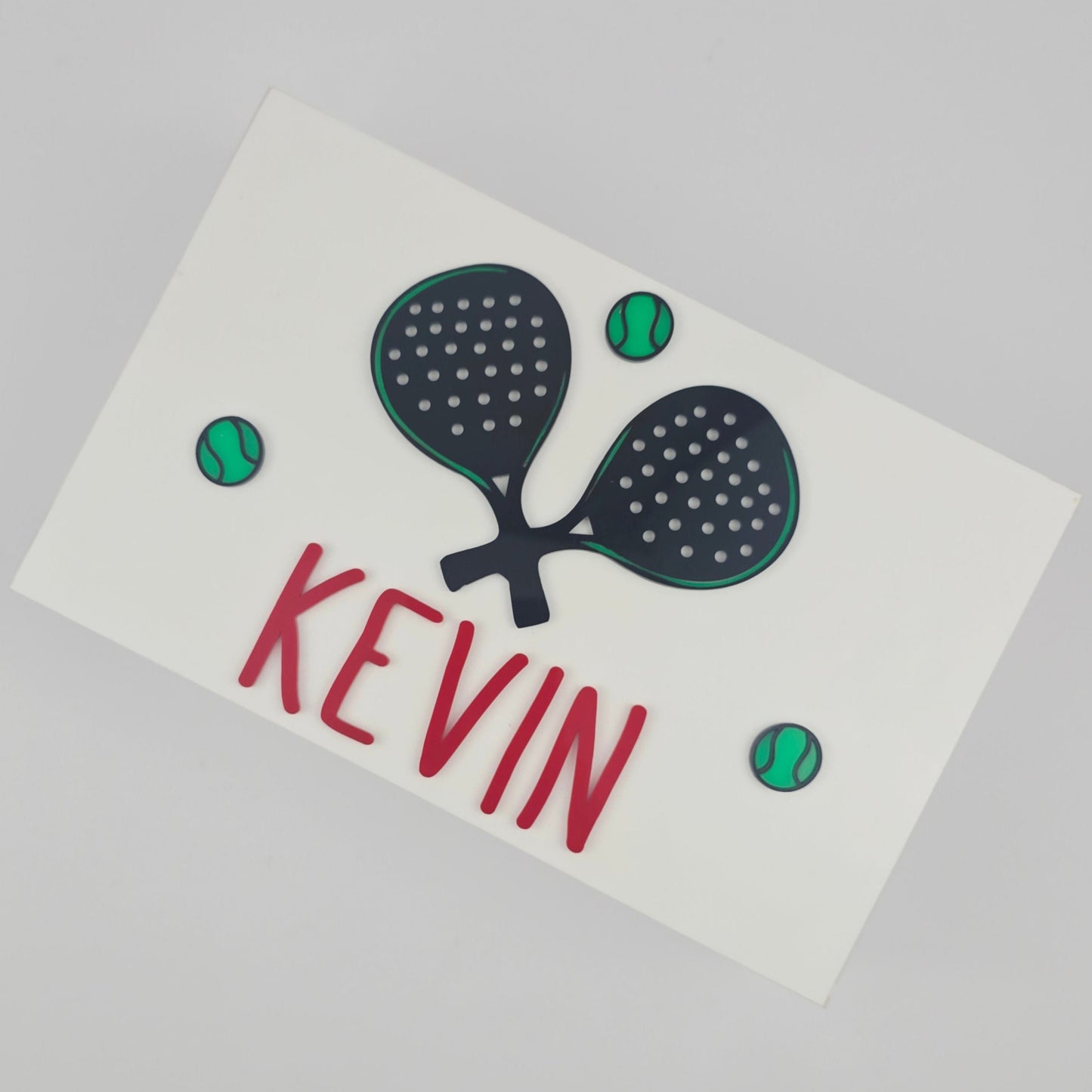 Personalized Paddle-Themed Plexiglass Money Box