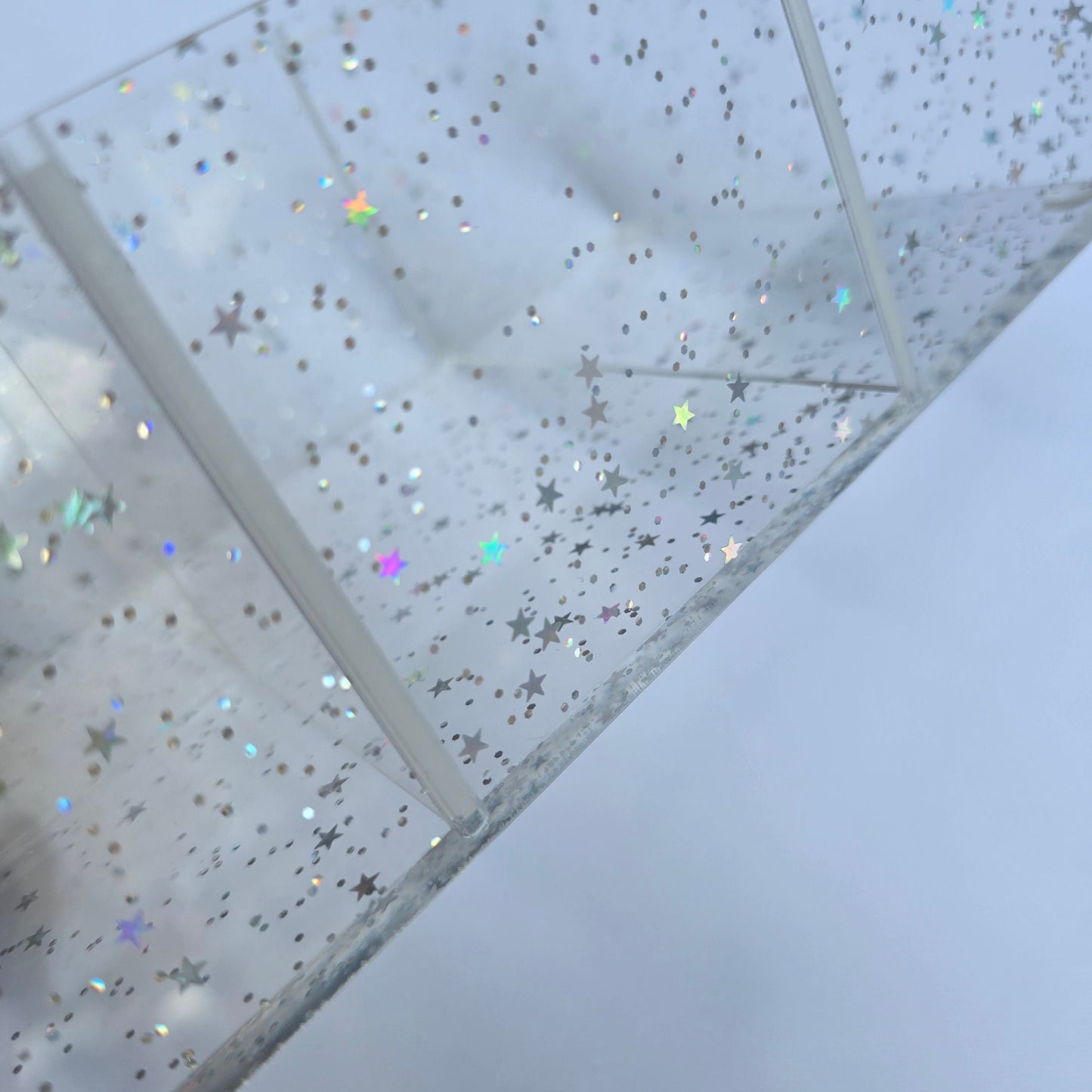 Glittery Personalized Plexiglass Accessory Box