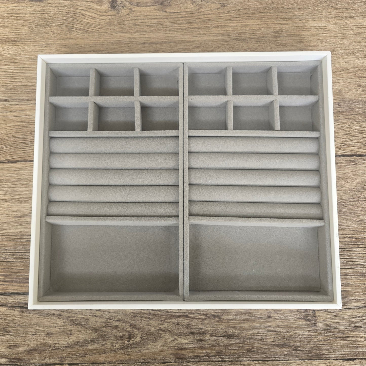 Double Jewelry Box with Marble Effect
