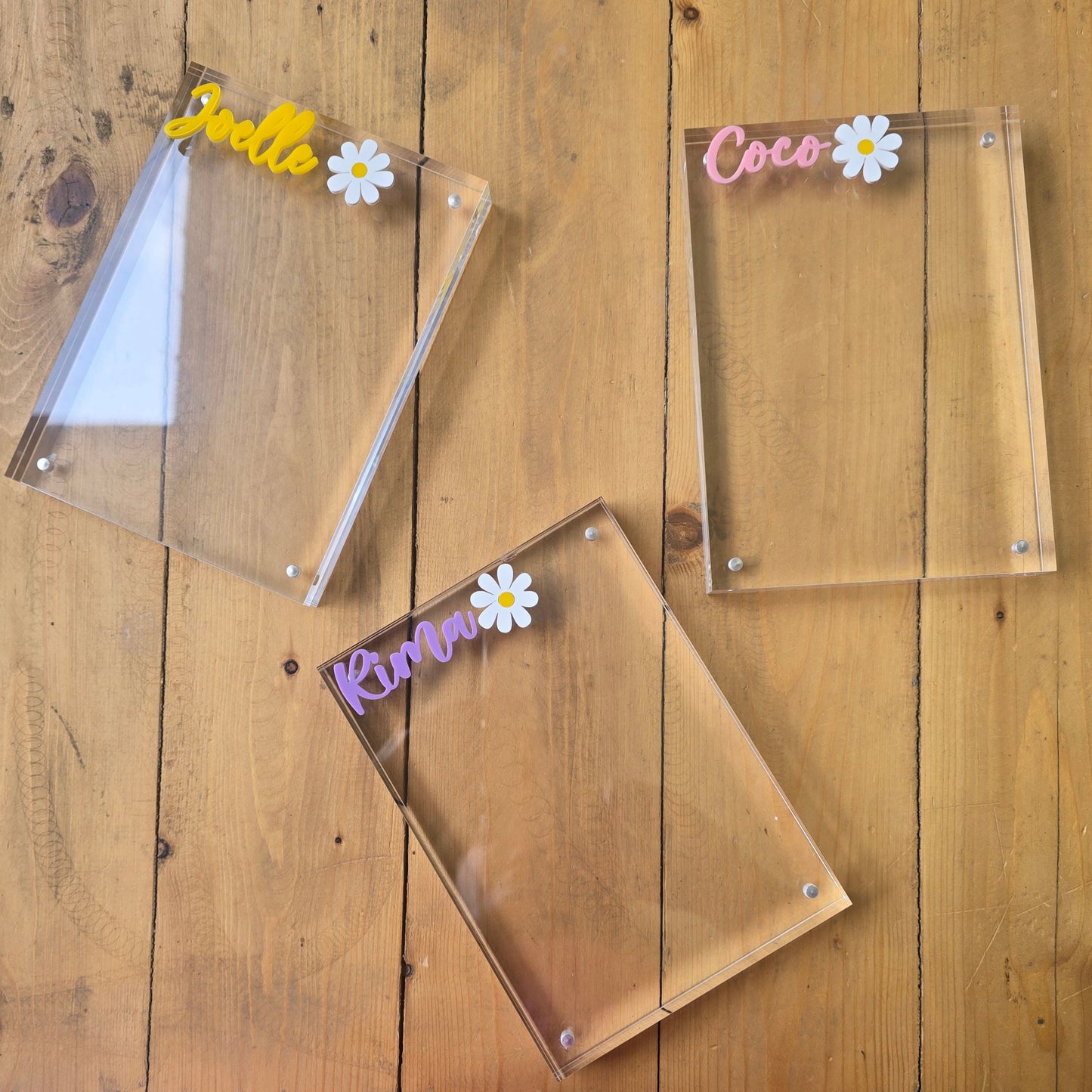 Personalized Magnet Photo Frame - Flower
