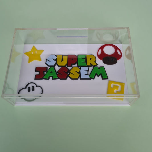 Personalized Super Mario Money Box