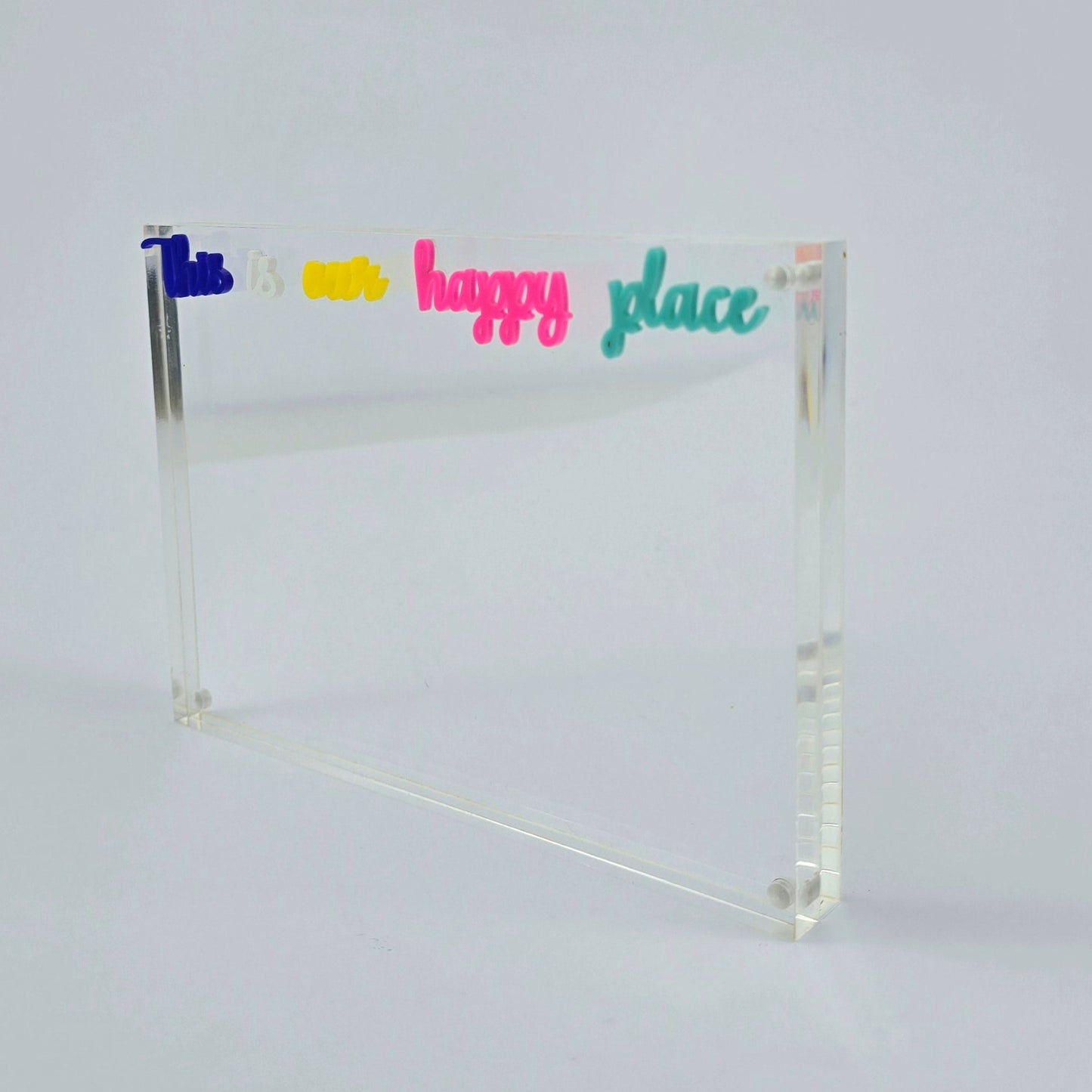 Custom Plexiglass Magnetic Picture Frame