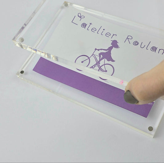 Custom Plexiglass Magnetic Picture Frame