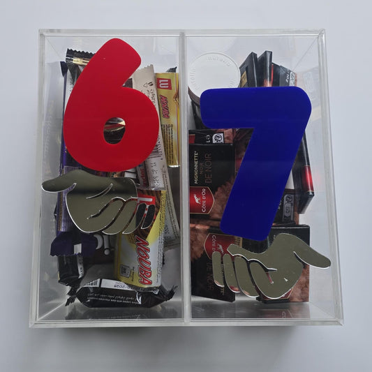 6 7 design on Multipurpose Plexiglass Organizer Box