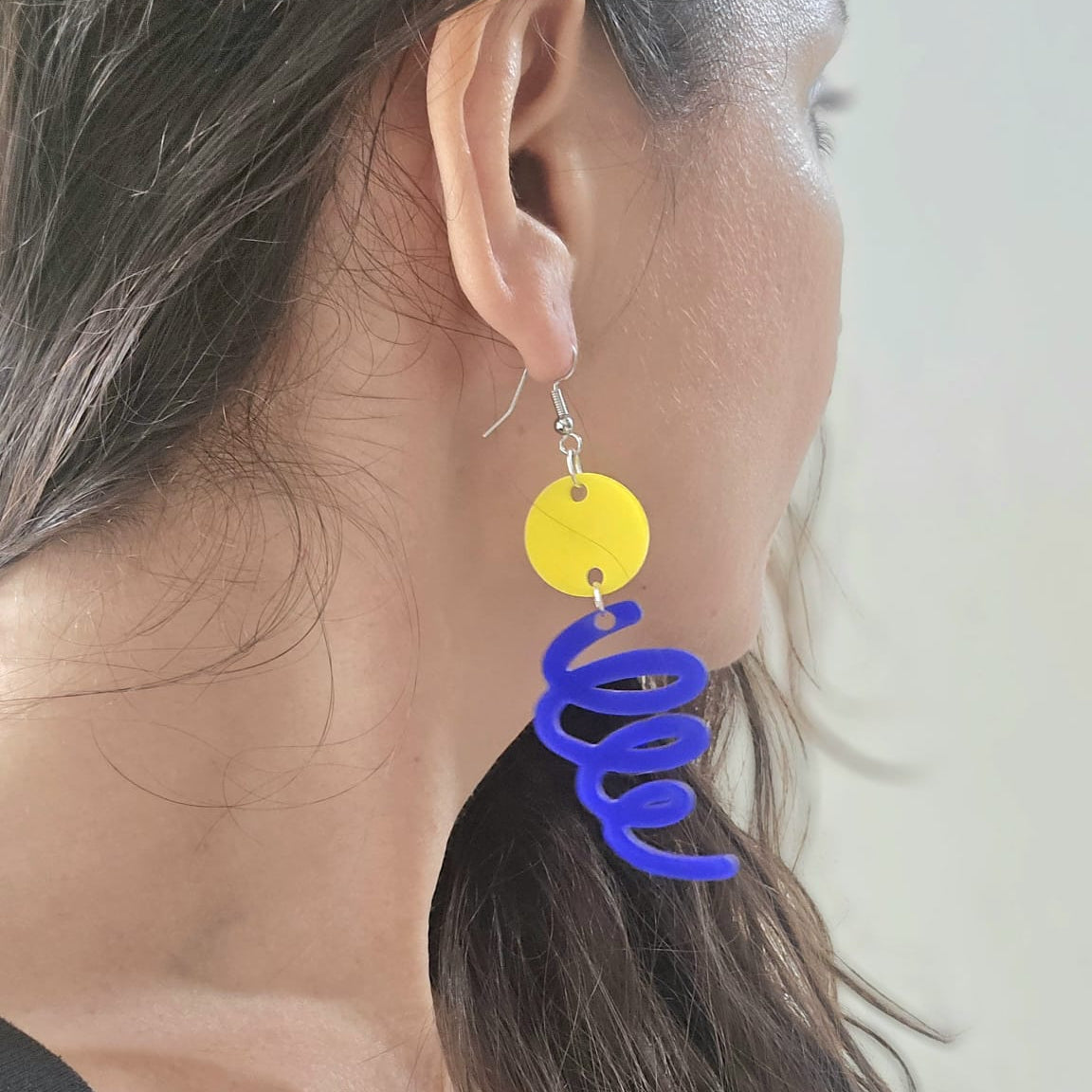 Tourbillon Acrylic Earrings – Bold Statement Earrings