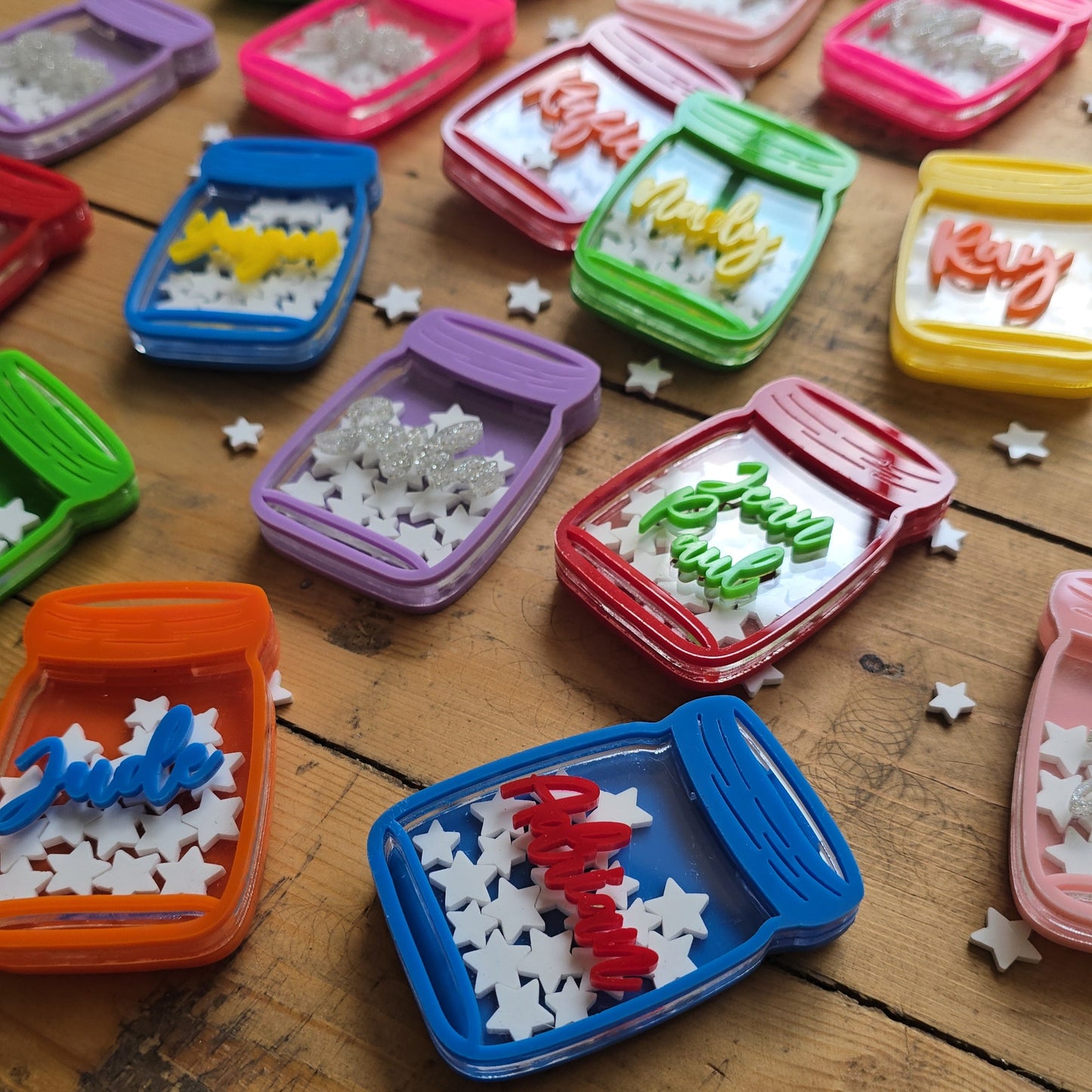 Mini Personalized Star Jar – Magnetic Reward Jar