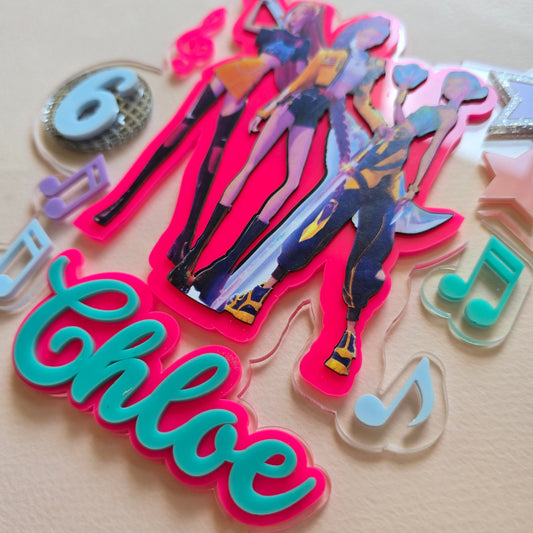 Cake Topper kpop demon hunters