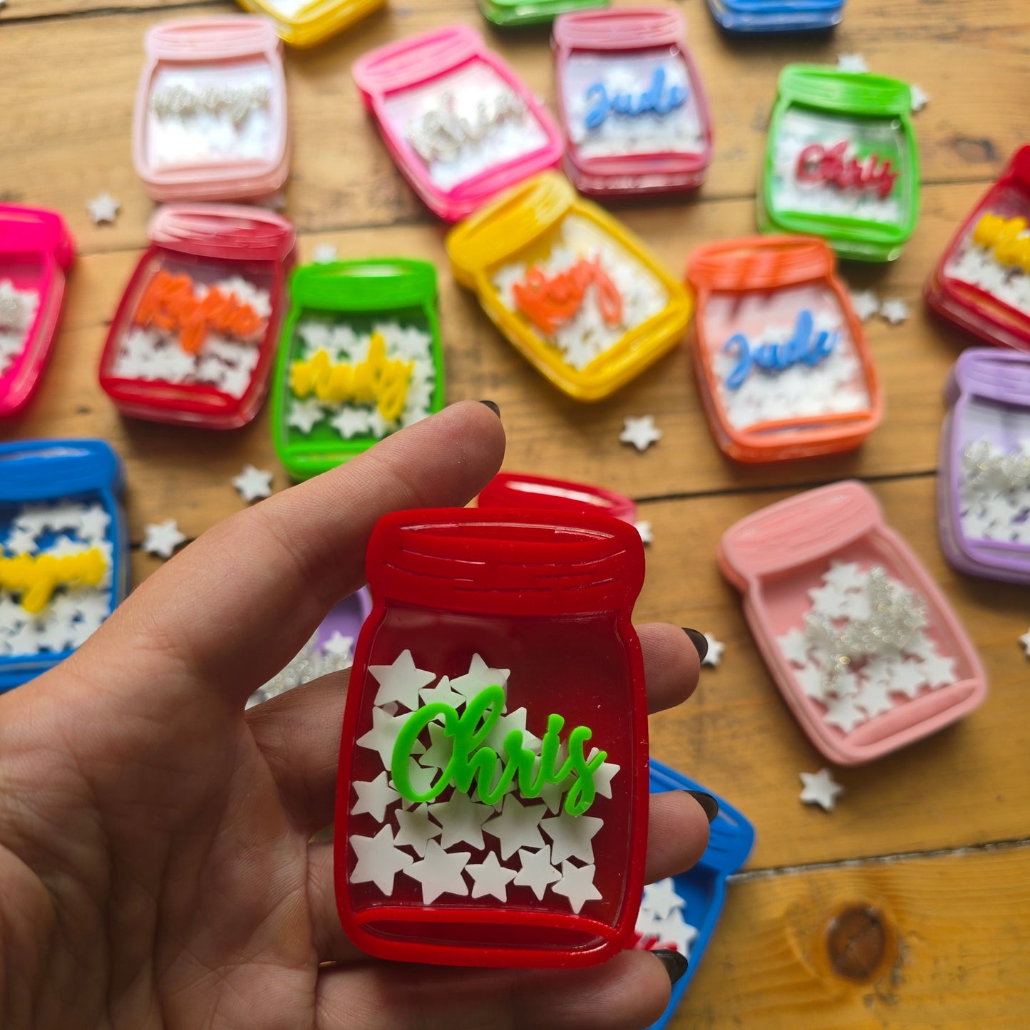 Mini Personalized Star Jar – Magnetic Reward Jar