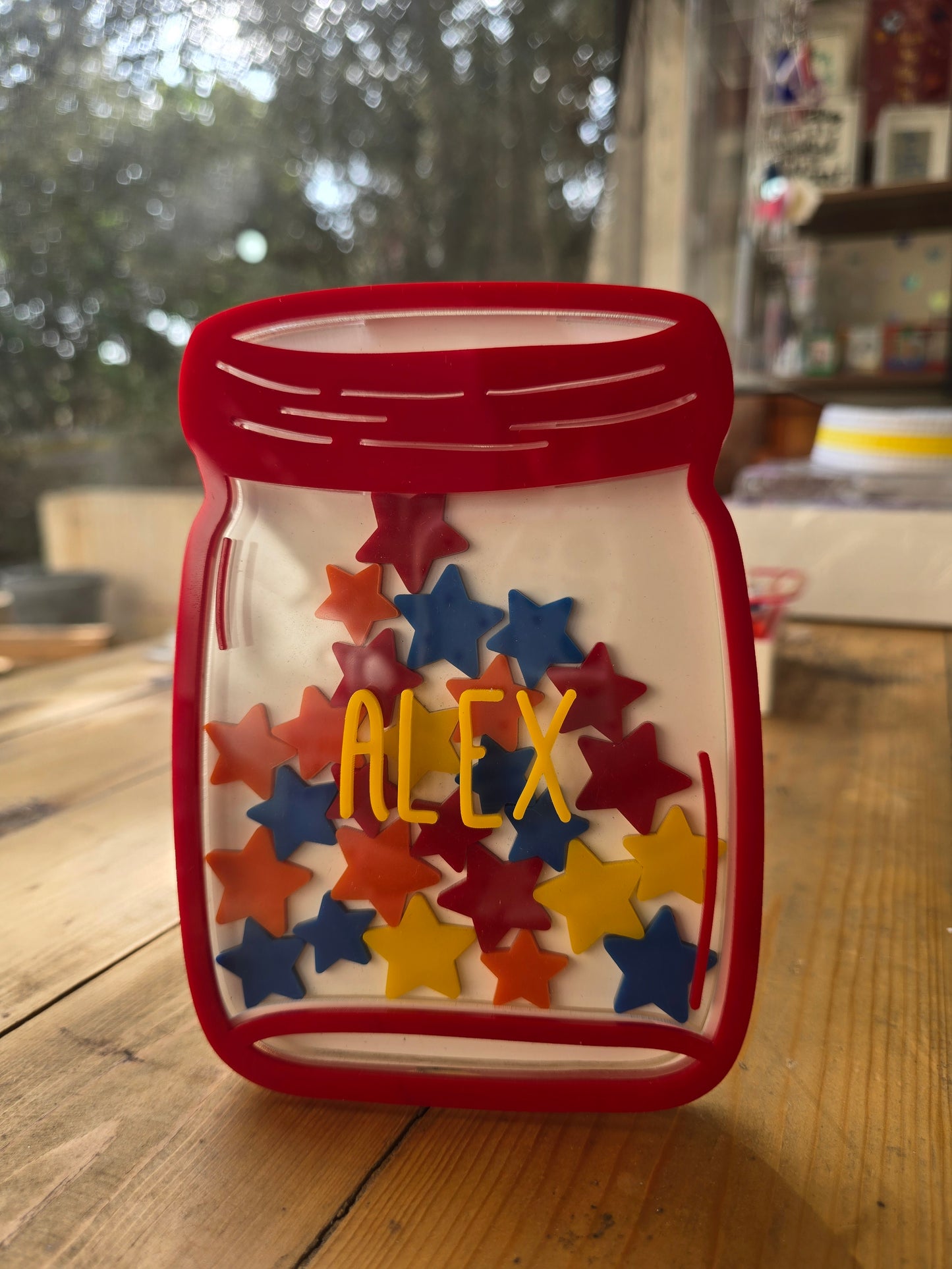Personalized Acrylic Reward Jar – Fun Motivation for Kids
