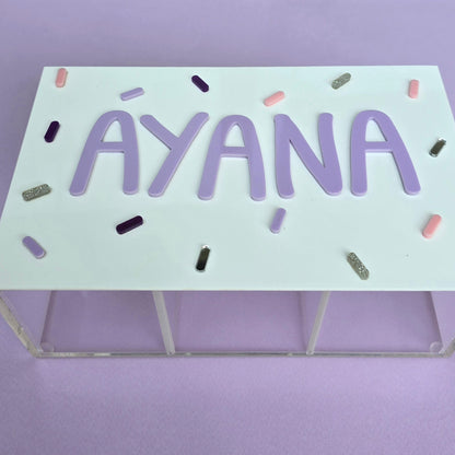 Personalized Sprinkle Confetti Box