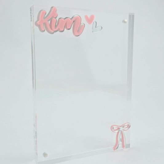 Personalized Magnetic Photo Frame