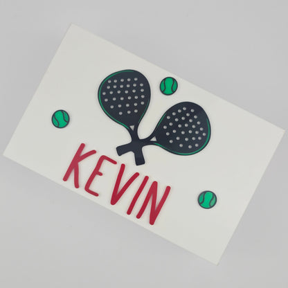 Personalized Paddle-Themed Plexiglass Money Box