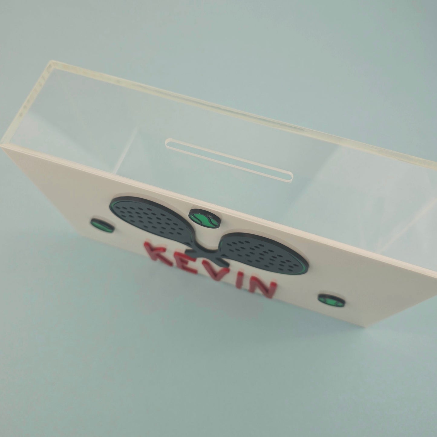 Personalized Paddle-Themed Plexiglass Money Box