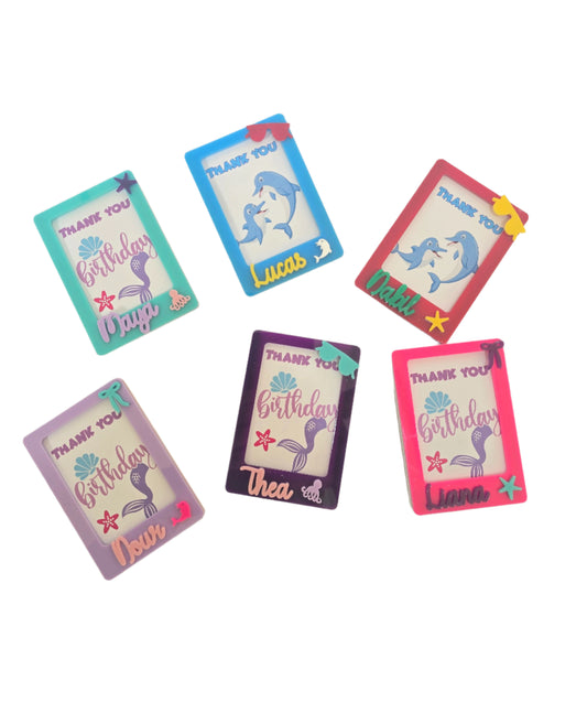 Personalized Birthday Magnet Frame