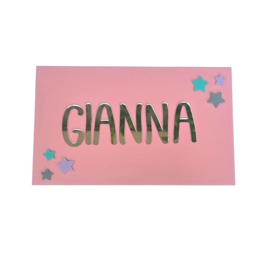 Glittery Personalized Plexiglass Accessory Box