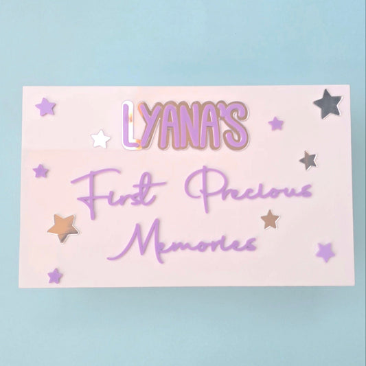 Personalized Memory Box – “First Precious Memories”