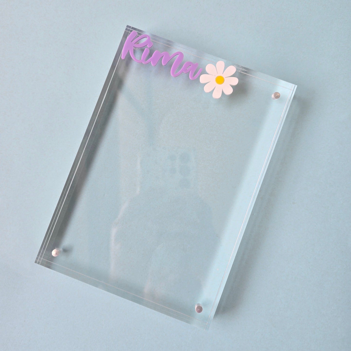 Personalized Magnet Photo Frame - Flower