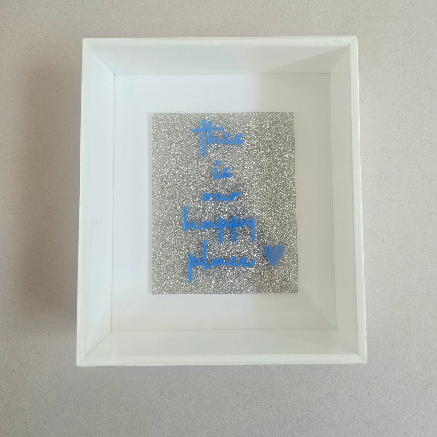 Mini Frame Box – "This is our happy place"