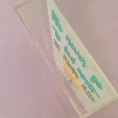Large Quote Frame Box – “We Never Go to Bed Upset”