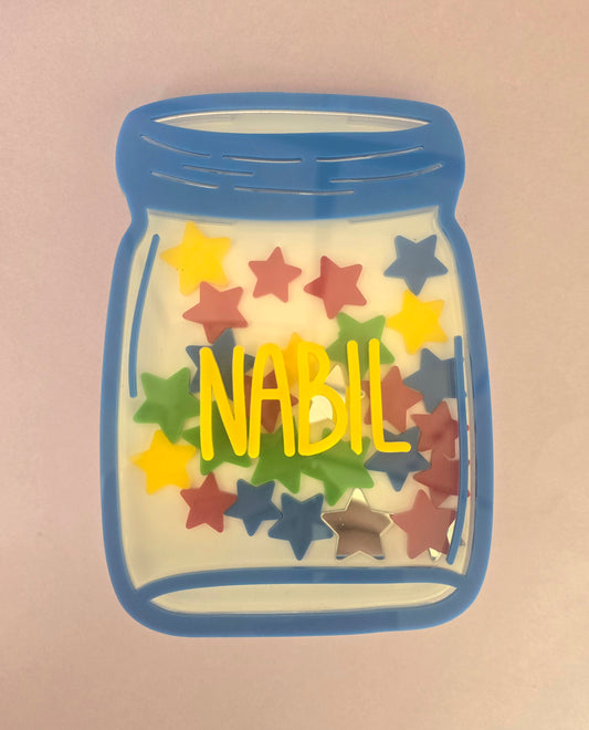 Personalized Acrylic Reward Jar – Fun Motivation for Kids