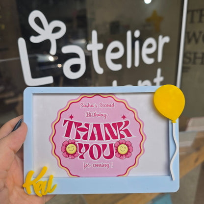 Personalized Special Themed Plexi Photo Frame