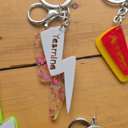 Personalized Flash Plexiglass Name Tags