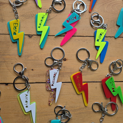 Personalized Flash Plexiglass Name Tags