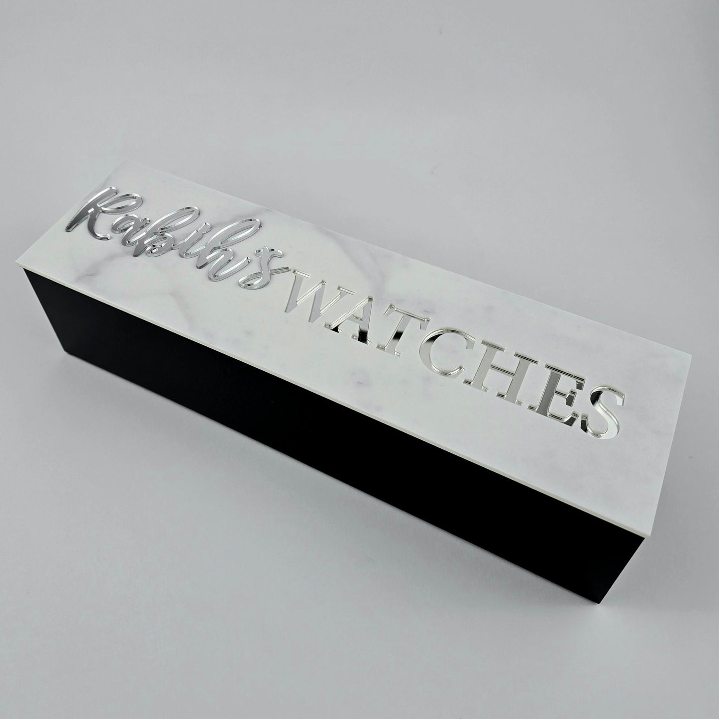 Personalized Luxury Watch Box with Velvet Cushion