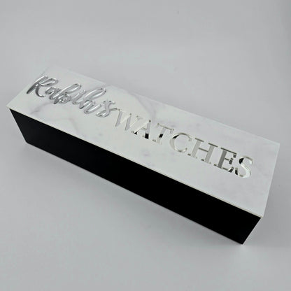 Personalized Luxury Watch Box with Velvet Cushion