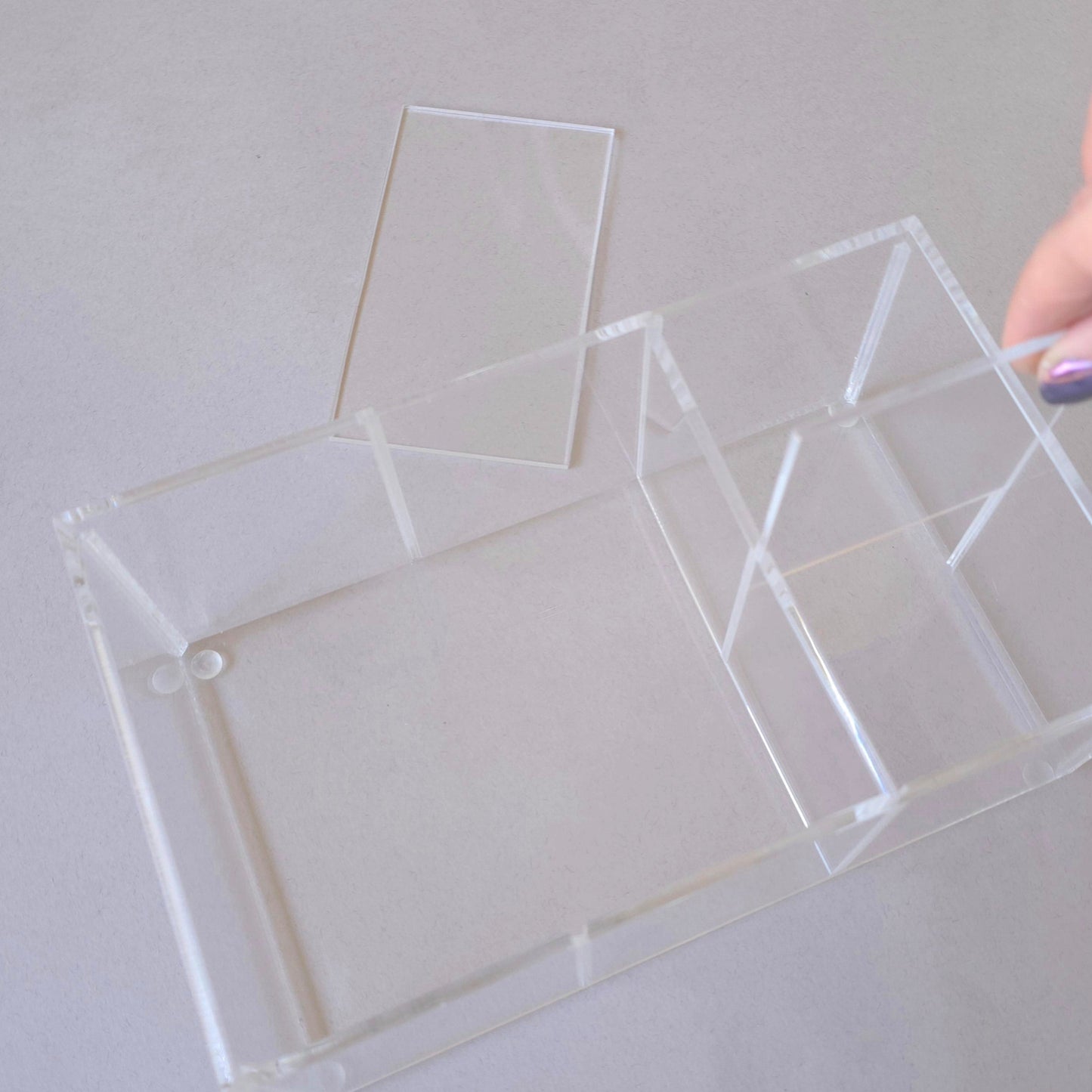 Personalized Plexiglass Jewelry and Accessory Box – Gymnast Theme