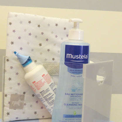 Cloud-Themed Plexiglass Baby Organizer Box