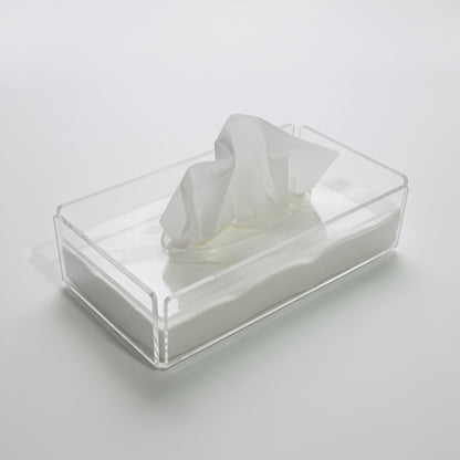 Clear Acrylic Tissue Box for Soft Tissues