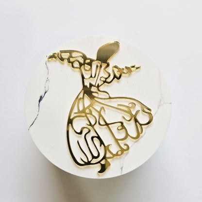 Ramadan Round Acrylic Box