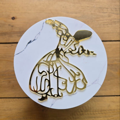 Ramadan Round Acrylic Box