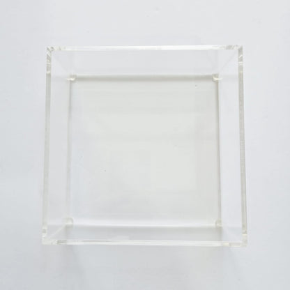 Ramadan Acrylic Box – Transparent Base with White See-Through Lid