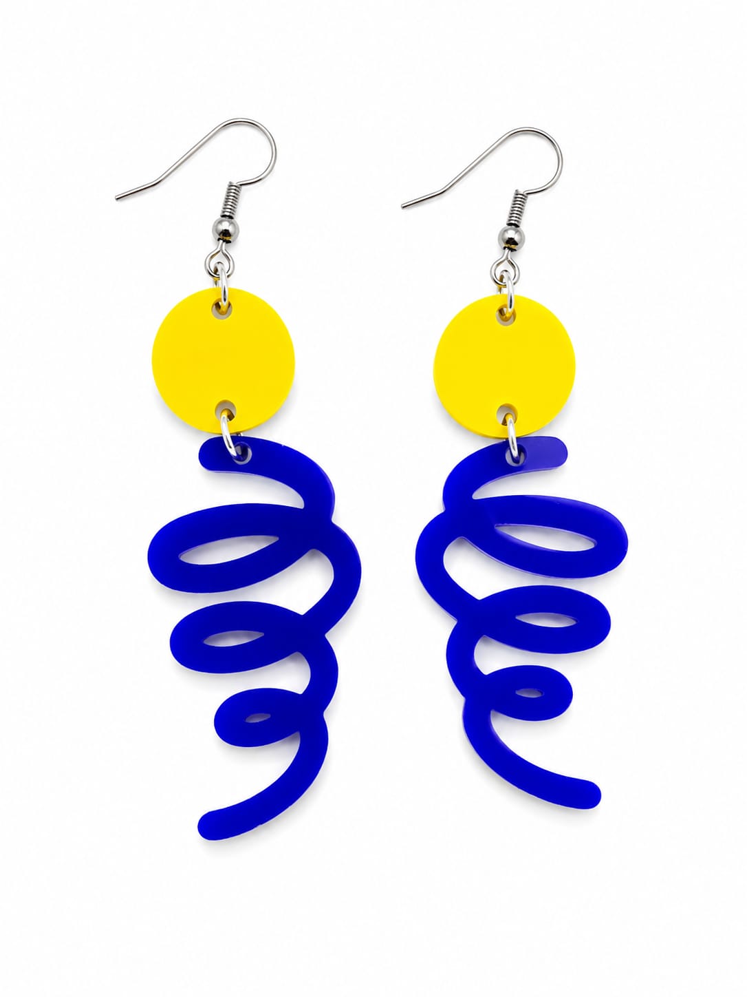 Tourbillon Acrylic Earrings – Bold Statement Earrings